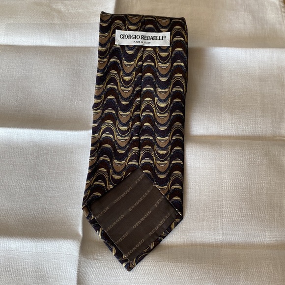 VINTAGE GIORGIO REDAELLI  100%SILK TIE .Made in Italy. - Picture 3 of 6